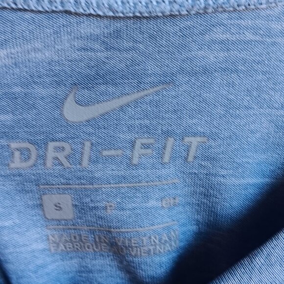 Mens Nike Blue Dri-Fit Moisture Wicken Size‎ Small Active wear T-Shirt C30 - Picture 3 of 6